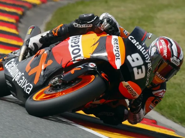 marc marquez moto2 sachsenring 2011 gara