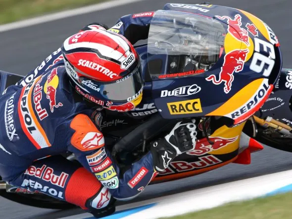 marc marquez pole phillip island 2010 125cc