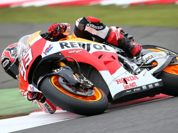 marc marquez pole silverstone 2014