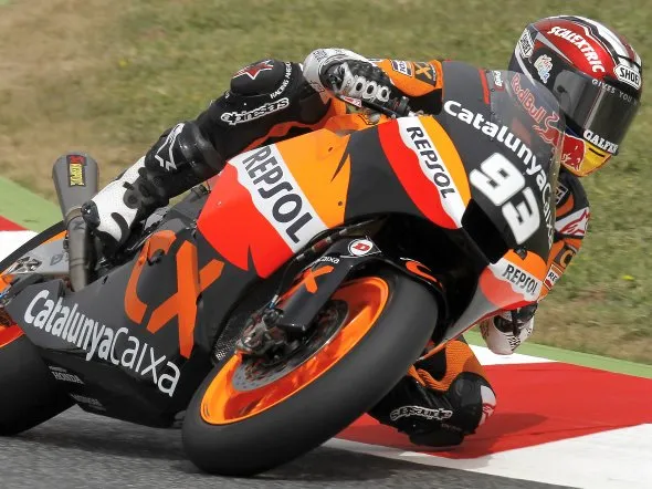 marc marquez prove2 mugello 2011