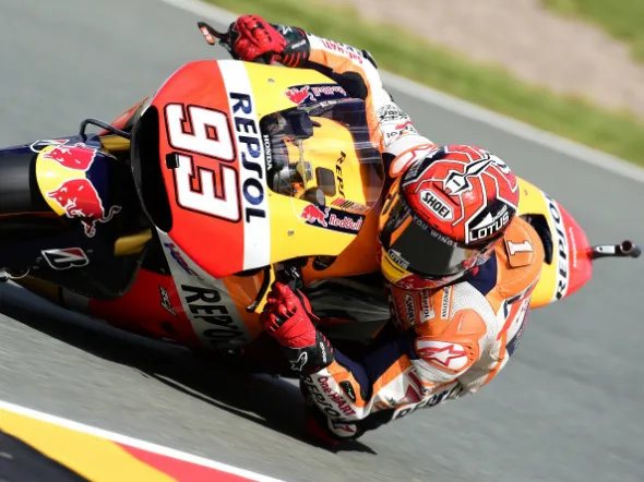 marc marquez qp sachsenring 2015