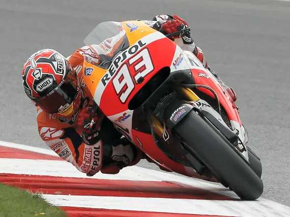 marc marquez race silverstone 2014