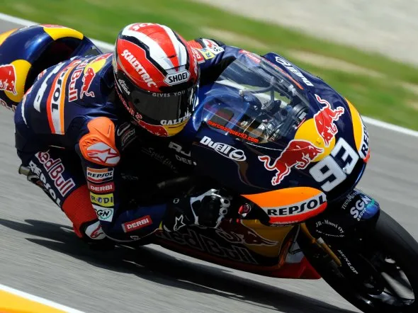 marc marquez sachsenring 2010 battle