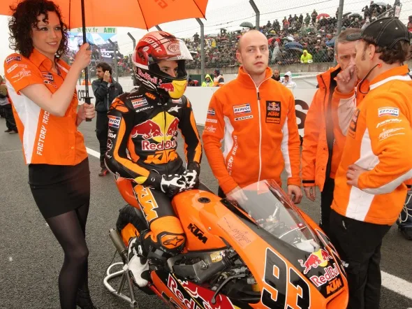 marc marquez starting grid 125cc lemans