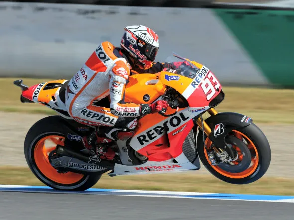 marc marquez warm up motegi 2014