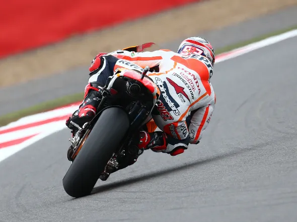 marc marquez warm up motogp silverstone 2014