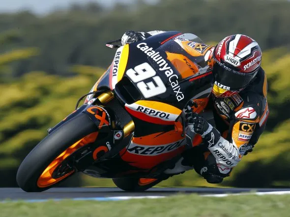 marc marquez warm up phillip island 2011