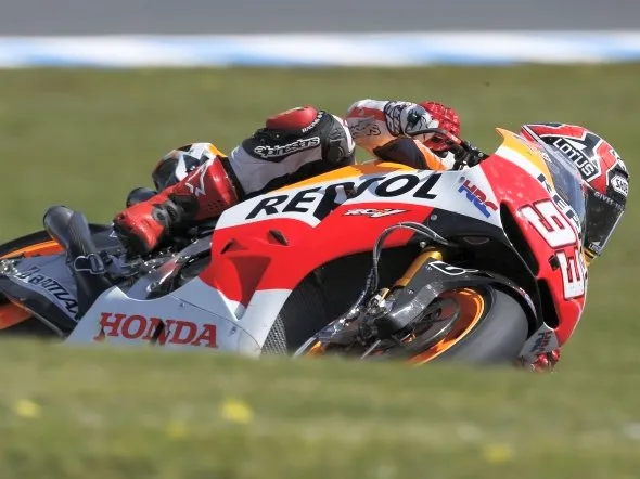 marc marquez warm up phillip island 2013