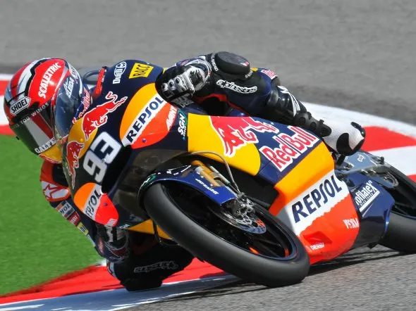 marc marquez warmup 125cc misano