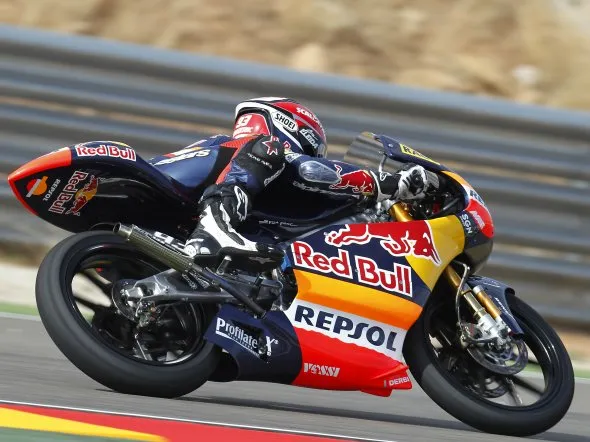 marc marquez warmup aragon 125cc