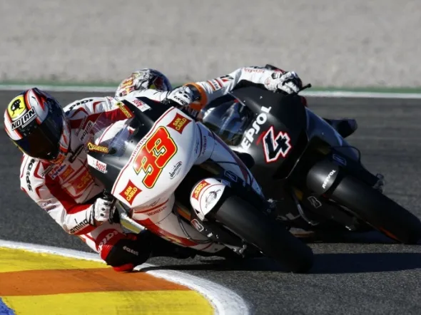 marco melandri andrea dovizioso test valencia