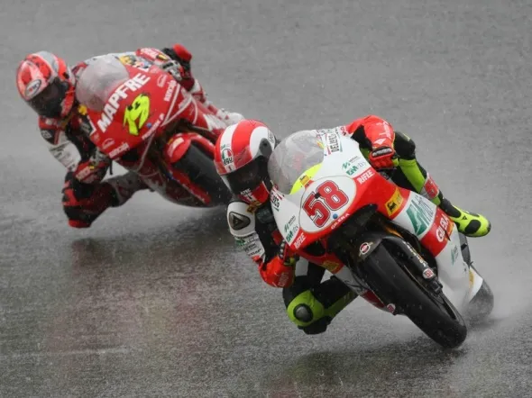 marco simoncelli alvaro bautista mugello