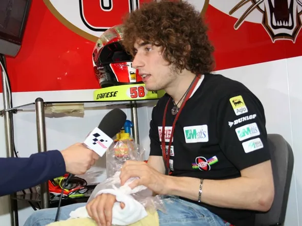 marco simoncelli box metis gilera losail