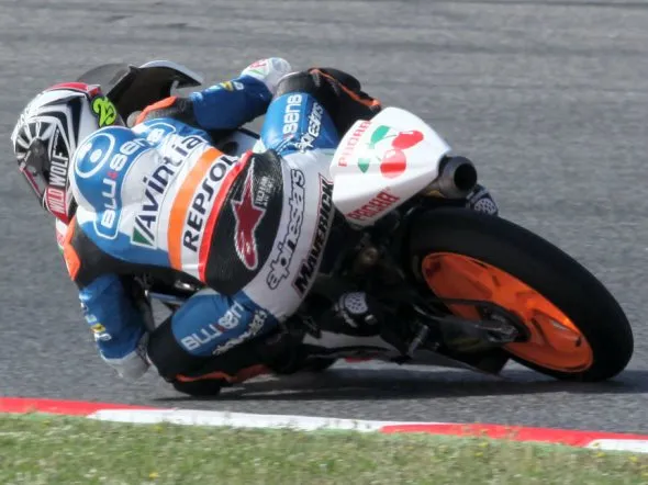 maverick vinales pole barcellona 2012