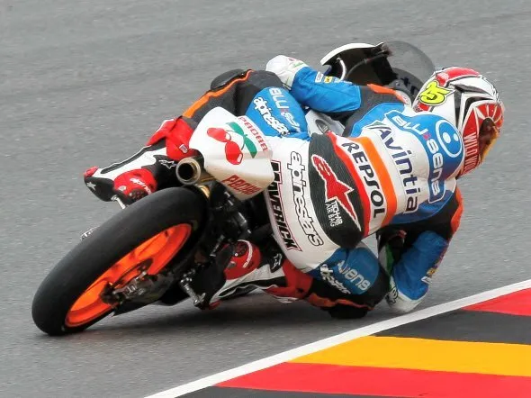 maverick vinales prove3 sachsenring 2012