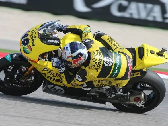 maverick vinales warm up misano 2014