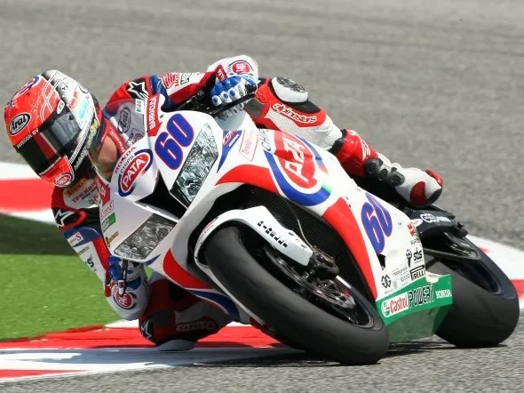 michael van der mark warm up misano 2014