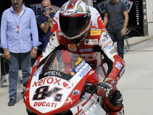 michel fabrizio box imola test