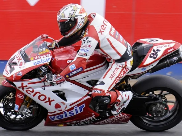 michel fabrizio superpole superbike kyalami 2009