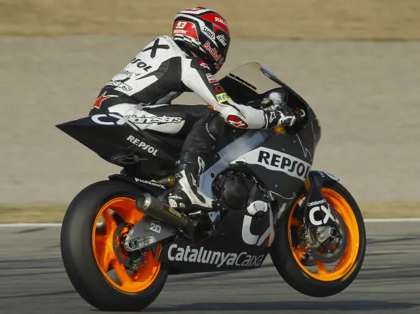 moto2 suter mmxi test valencia 2011