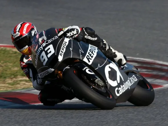 moto2 test barcellona day2 marquez