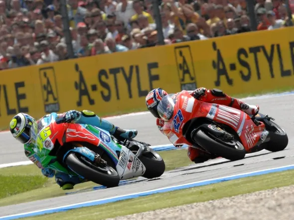 motogp assen 2007 rossi vs stoner