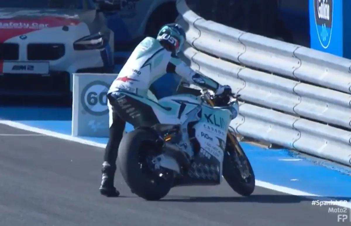 navarro problemi moto2 fp jerez