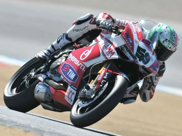 niccolo canepa qp1 laguna seca sbk 2013