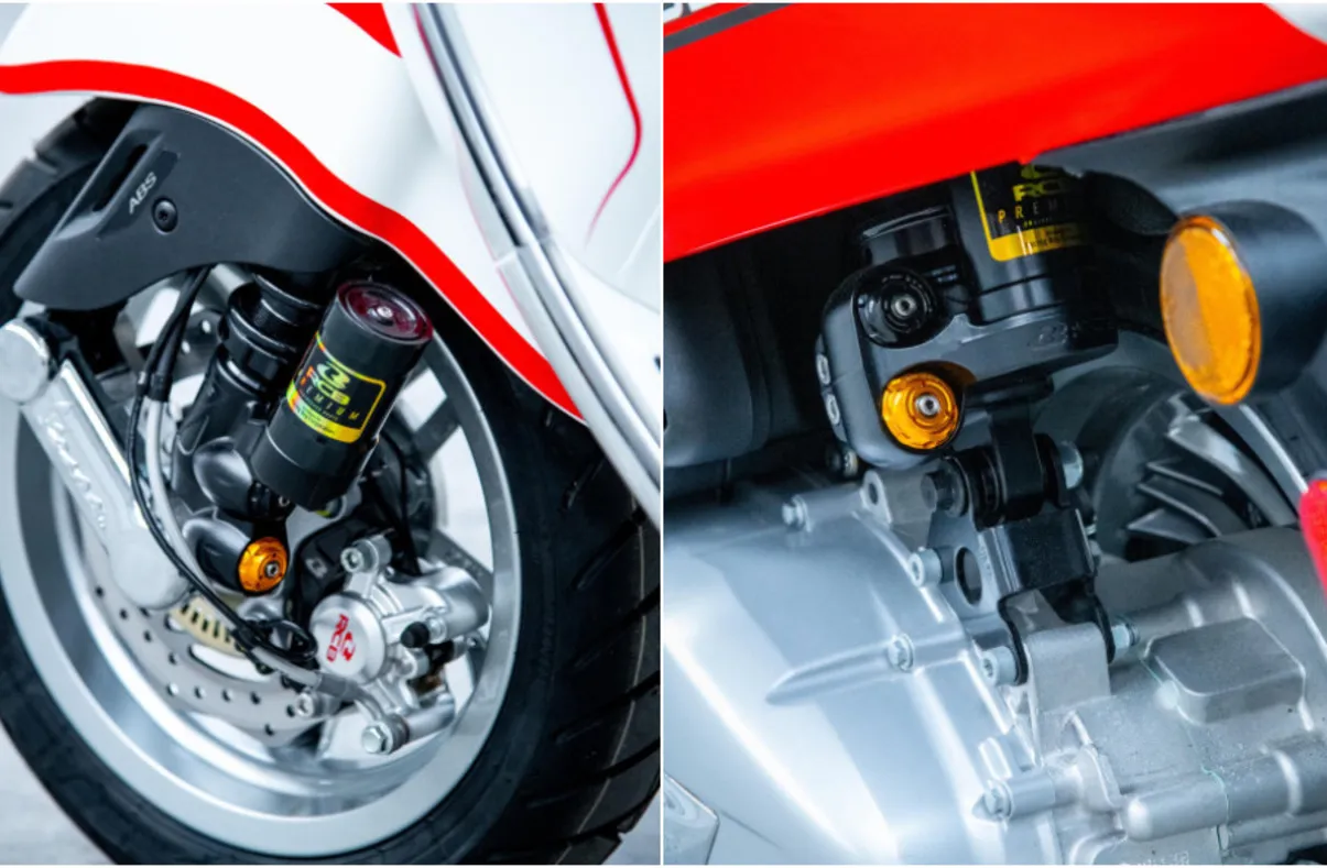 RCB presenta le sospensioni VR-Series per Vespa 125/150