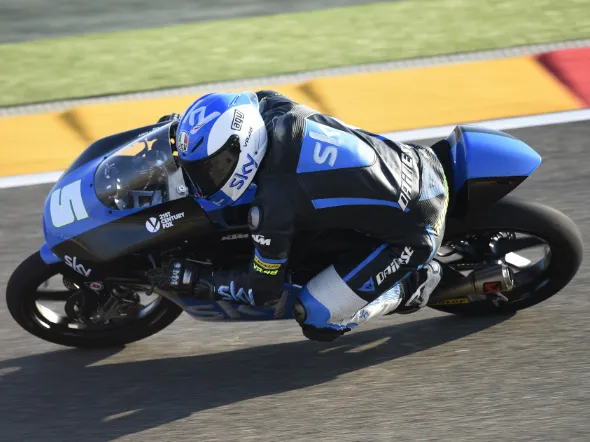 romano fenati gara aragon 2014