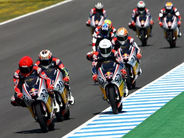 rookies cup action jerez race 2009