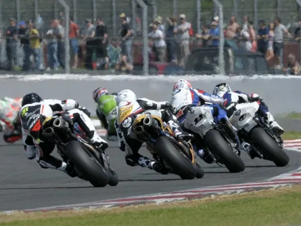 superbike action silverstone 2011