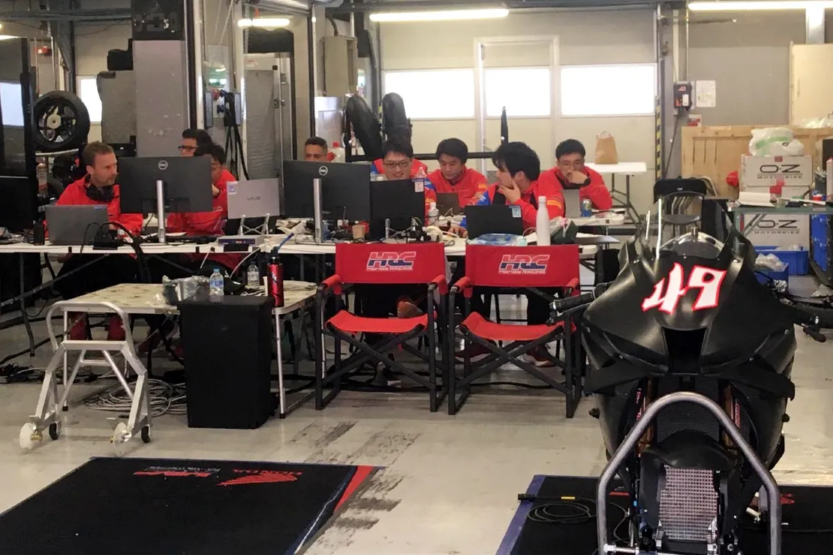 superbike box hrc test team catalunya 2024