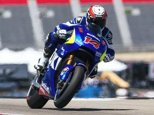 suzuki end motogp test austin 2014 1