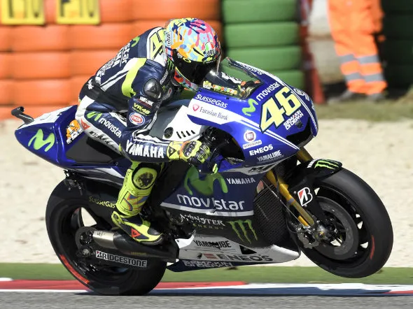 valentino rossi race misano 2014