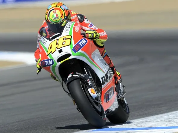 valentino rossi saturday laguna seca 2012