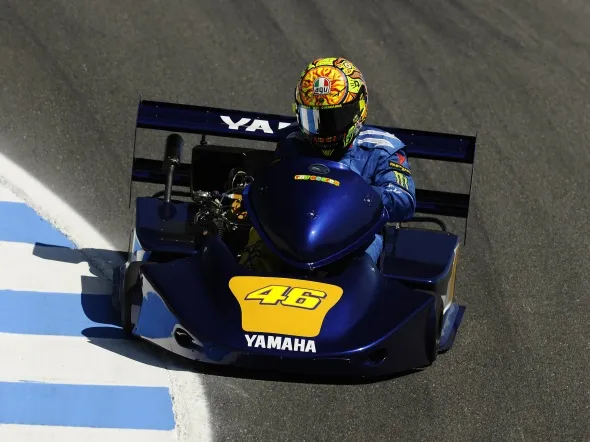 valentino rossi superkarts lagunaseca