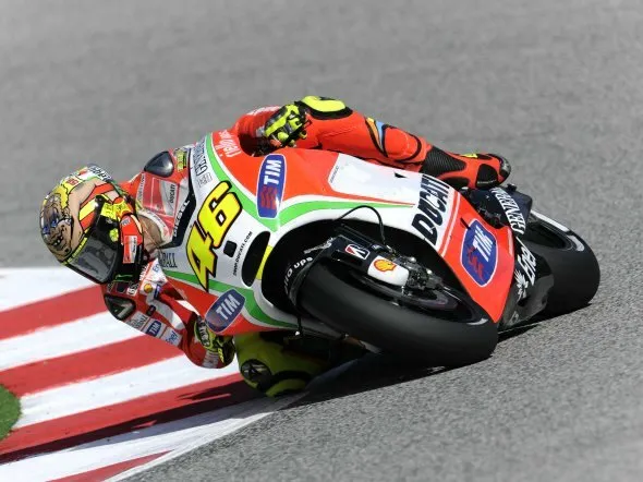valentino rossi test misano gp12