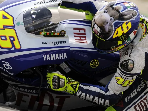 valentino rossi warm up misano