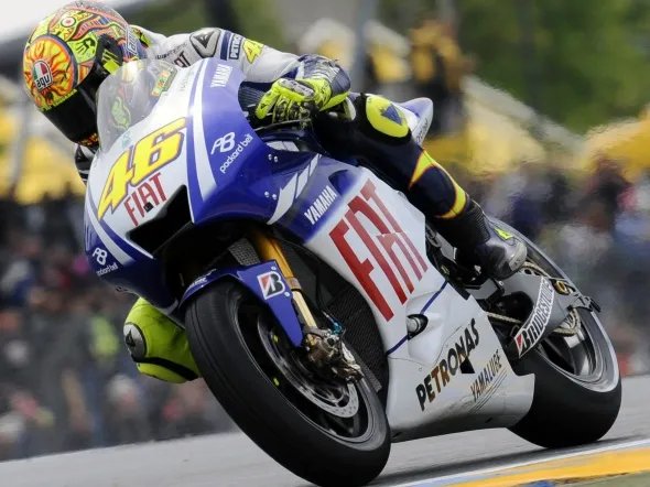valentino rossi yamaha lemans motogp 2009