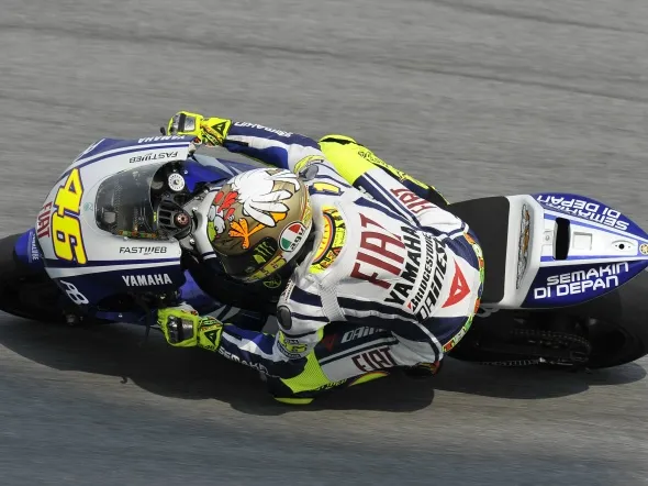 valentinorossi sepang2 test 2010 day1