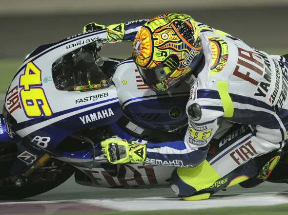 valentinorossi topspeed losail 2010