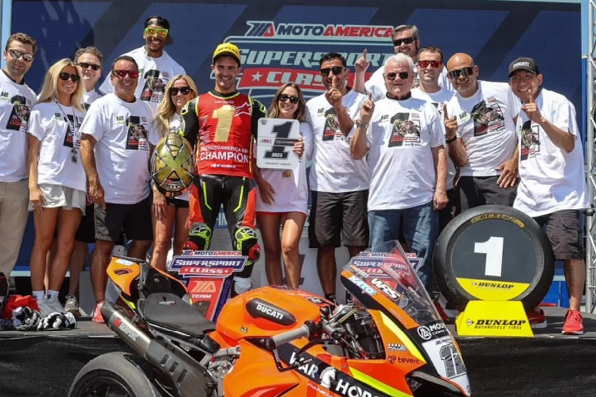 xavi fores 2023 motoamerica supersport champion