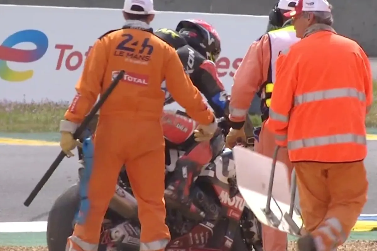 yoshimura sert crash le mans 2023 1