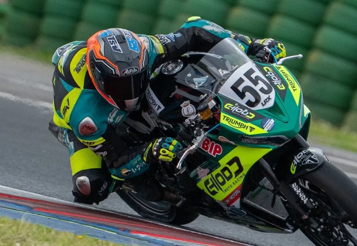 Apprensione per Paolo Conte nel CIV Sportbike al Mugello
