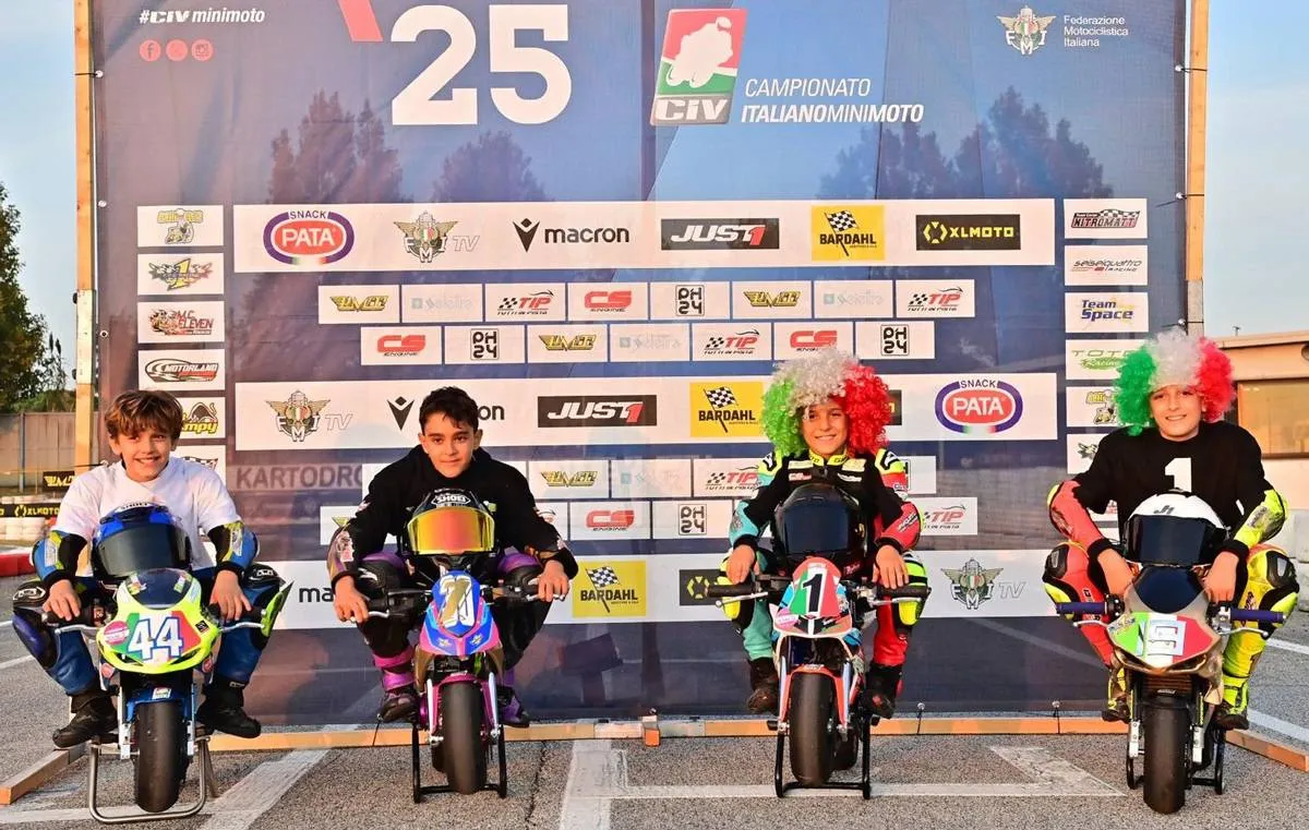Saranno i futuri Bezzecchi e Morbidelli? Quattro giovani talenti trionfano nelle minimoto