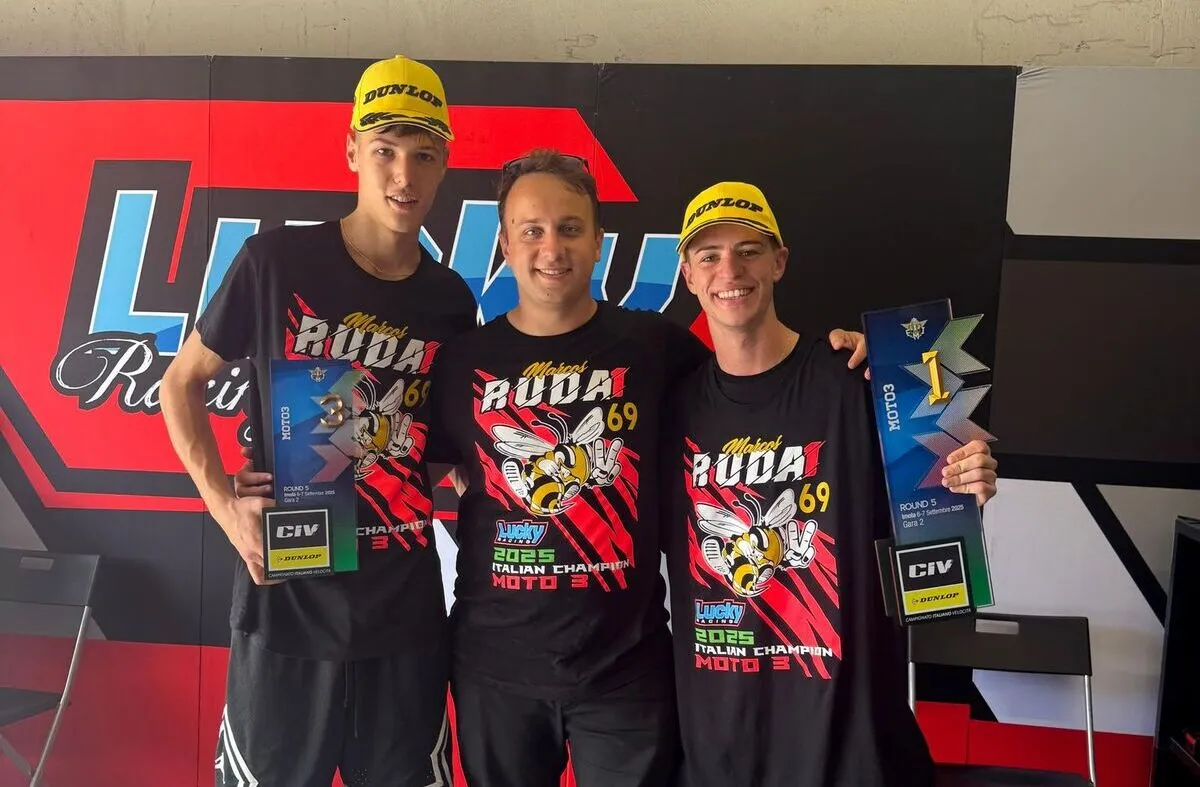 Lucky Racing, prima festa CIV Moto3 "Fino a 5 mesi fa non avevamo niente!"