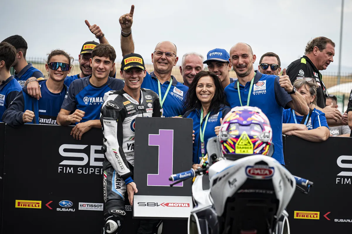 Supersport 300: splendida vittoria di Matteo Vannucci ad Aragon