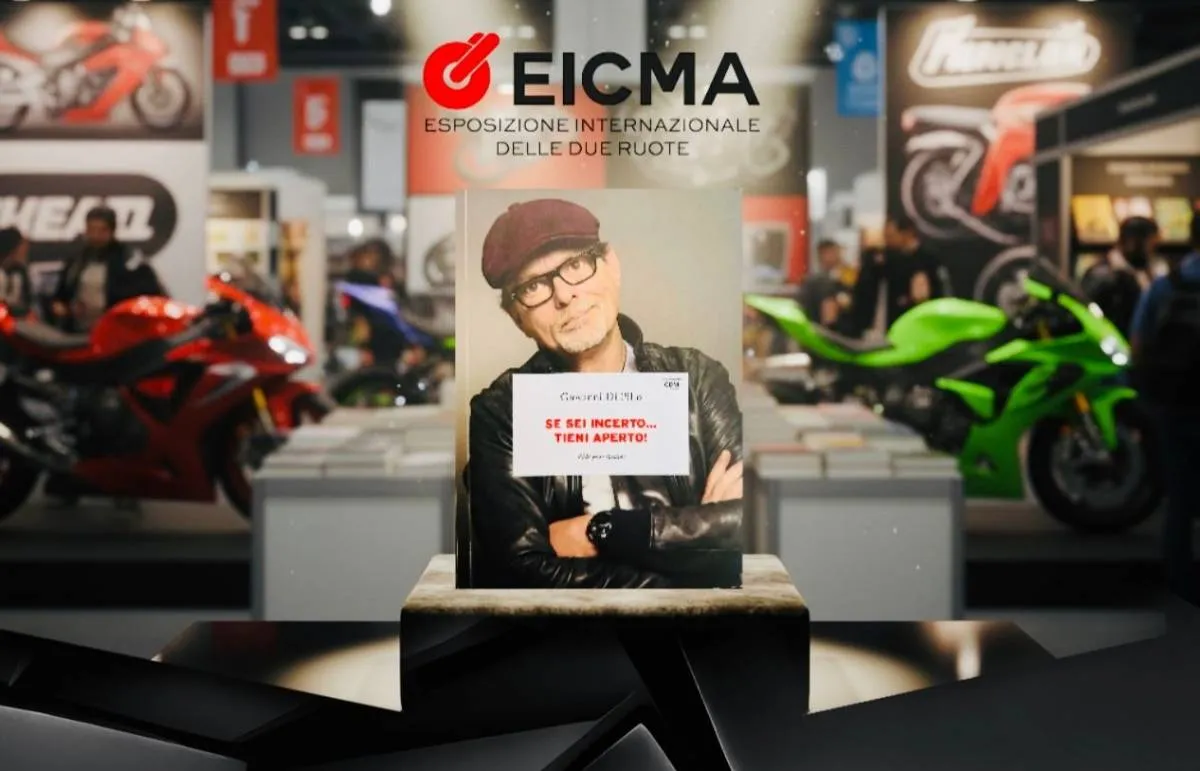 Ad Eicma la biografia di Giovanni Di Pillo presentata nell'area Federmoto Italiana