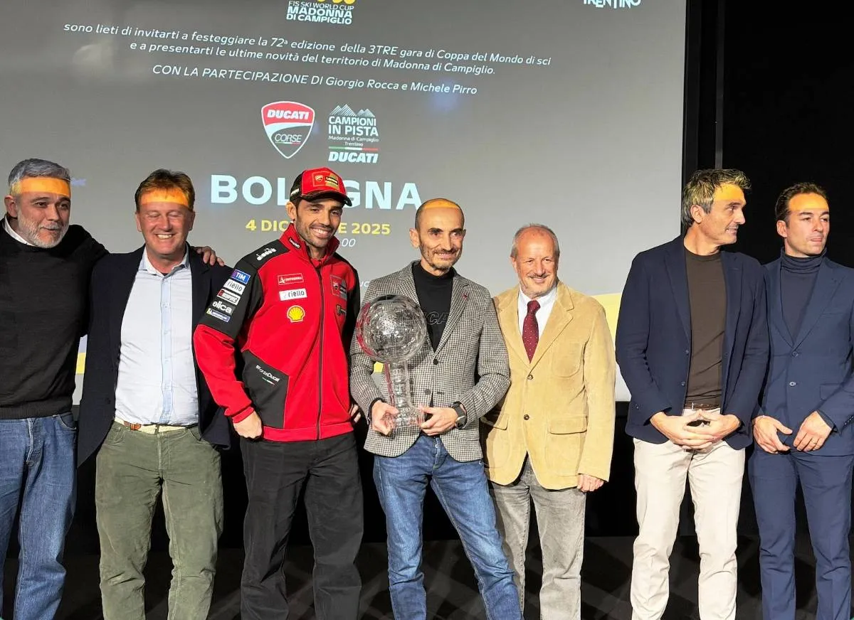 Ducati 3Tre: a Madonna di Campiglio la Coppa del mondo di sci, il nuovo team e il via alla Future Champ Academy